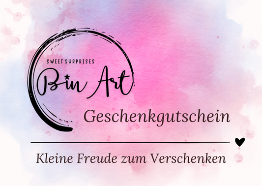 BinArt Geschenkgutschein